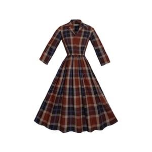 NWT Heartsandfound Natalie Dress in "Falling For Plaid" Checkered Flannel